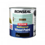 Ronseal 38781 10 Year Weatherproof Wood Paint Black Gloss 2.5 Litre