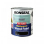 Ronseal 38772 10 Year Weatherproof Wood Paint Black Gloss 750Ml
