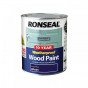 Ronseal 38777 10 Year Weatherproof Wood Paint Royal Blue Gloss 750Ml