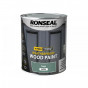 Ronseal 39398 10 Year Weatherproof Wood Paint Sage Satin 750Ml
