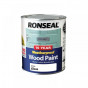 Ronseal 38773 10 Year Weatherproof Wood Paint White Gloss 750Ml