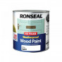 Ronseal 38795 10 Year Weatherproof Wood Paint White Satin 2.5 Litre