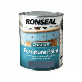 Ronseal Chalky Furniture Paint Midnight Blue 750ml
