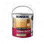Ronseal 37368 Crystal Clear Outdoor Varnish Matt 750Ml