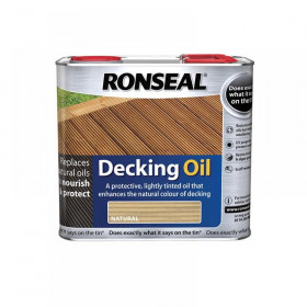 Ronseal Decking Oil Natural Oak 2.5 litre