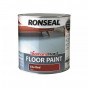 Ronseal 35754 Diamond Hard Floor Paint Satin Tile Red 2.5 Litre