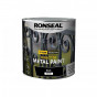 Ronseal 39212 Direct To Metal Paint Black Gloss 2.5 Litre