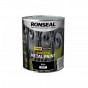 Ronseal 39195 Direct To Metal Paint Black Gloss 750Ml
