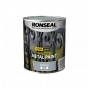 Ronseal 39205 Direct To Metal Paint Steel Grey Satin 750Ml