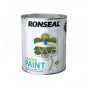 Ronseal 37402 Garden Paint White Ash 750Ml