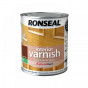 Ronseal 36865 Interior Varnish Quick Dry Matt Dark Oak 750Ml