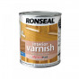 Ronseal 36835 Interior Varnish Quick Dry Satin French Oak 750Ml