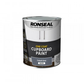 Ronseal One Coat Cupboard Paint Cobalt Grey Gloss 750ml