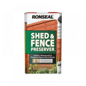 Ronseal Shed & Fence Preserver Autumn Brown 5 litre
