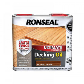 Ronseal Ultimate Protection Decking Oil Natural Cedar 2.5 litre
