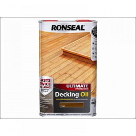 Ronseal Ultimate Protection Decking Oil Teak 5 litre