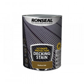 Ronseal Ultimate Protection Decking Stain Medium Oak 5 litre