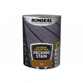 Ronseal Ultimate Protection Decking Stain Rich Teak 5 litre