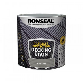 Ronseal Ultimate Protection Decking Stain Stone Grey 2.5 litre