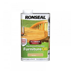Ronseal Ultimate Protection Hardwood Garden Furniture Oil Range