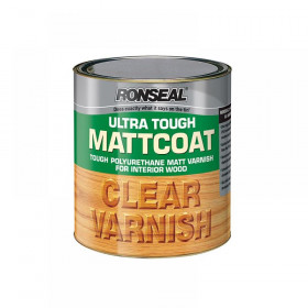 Ronseal Ultra Tough Internal Clear Mattcoat Varnish 250ml