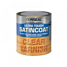 Ronseal Ultra Tough Internal Clear Satincoat Varnish 250ml