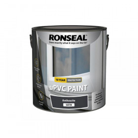 Ronseal uPVC Paint Anthracite Satin 2.5 litre