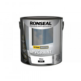 Ronseal uPVC Paint White Satin 2.5 litre