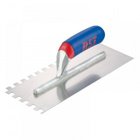 RST Notched Trowel Square 10mm Soft Touch Handle 11 x 4.1/2in
