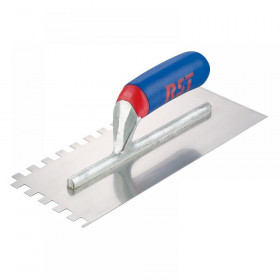 RST Notched Trowel Square 6mm Soft Touch Handle 11 x 4.1/2in