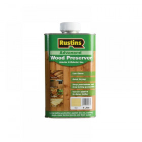 Rustins Advanced Wood Preserver Clear 1 litre