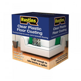 Rustins Clear Plastic Floor Coating Kit Range
