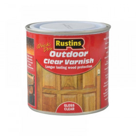 Rustins Exterior Varnish Clear Gloss 250ml