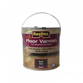 Rustins Quick Dry Coloured Floor Varnish Dark Oak 2.5 litre