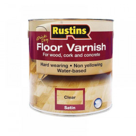 Rustins Quick Dry Floor Varnish Satin 5 litre