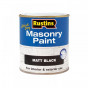 Rustins MASPB250 Quick Dry Masonry Paint Matt Black 250Ml