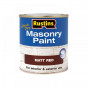 Rustins MASPR250 Quick Dry Masonry Paint Matt Red 250Ml