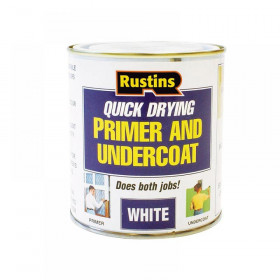 Rustins Quick Dry Primer & Undercoat White 250ml