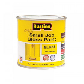 Rustins Quick Dry Small Job Gloss Paint Buttercup 250ml
