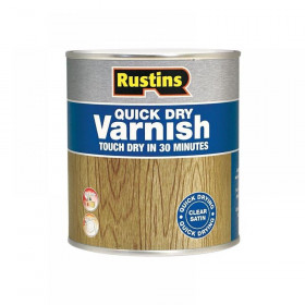 Rustins Quick Dry Varnish Satin Mahogany 250ml