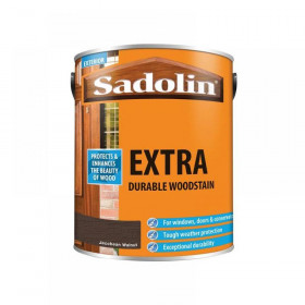 Sadolin Extra Durable Woodstain Jacobean Walnut 5 litre