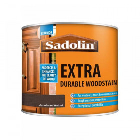 Sadolin Extra Durable Woodstain Jacobean Walnut 500ml