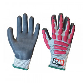 Scan Anti-Impact Latex Cut 5 Gloves Range