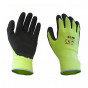 Scan 2ARK49L-24 Hi-Vis Yellow Foam Latex Coated Gloves - L (Size 9)