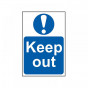 Scan 0255 Keep Out - Pvc Sign 200 X 300Mm