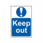 Scan 4003 Keep Out - Pvc Sign 400 X 600Mm