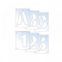 Scan 9404 Letter & Number Stencil Kit 50Mm