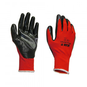 Scan Nitrile Coated Knitted Gloves - L (Size 9)