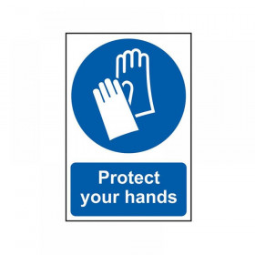 Scan Protect Your Hands - PVC 200 x 300mm