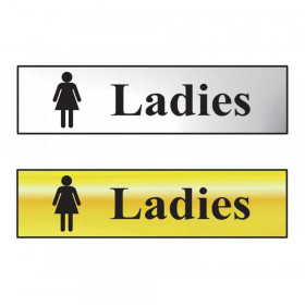 Scan Sign: Ladies Bathroom Range